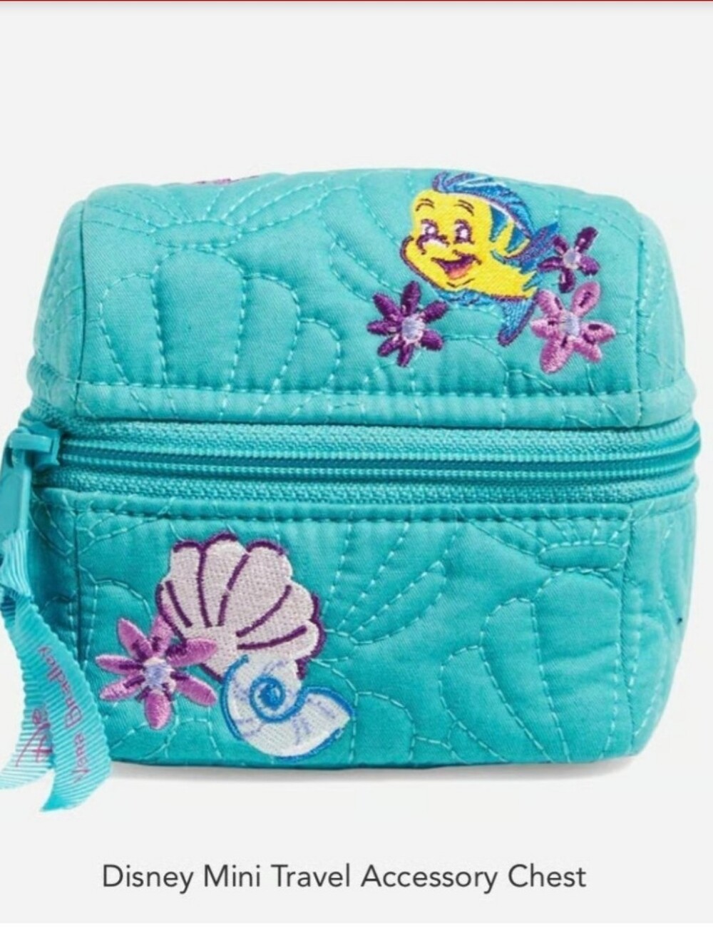 Vera Bradley x Disney's Ariel Mini Travel Accessory Chest